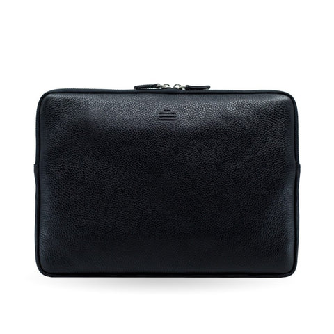 Laptoptasche Leder Schwarz 13 Zoll Macbook Port 13