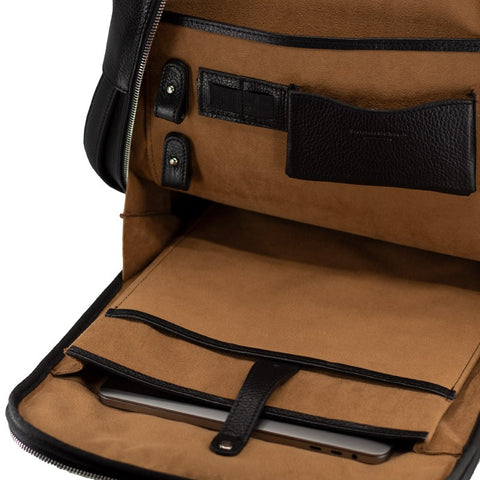 Lederrucksack Braun Commuter