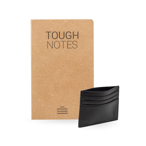 Geschenkset Notizbuch Tough Notes Kartenhalter Zip