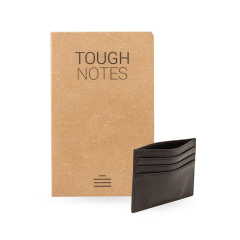 Geschenkset Notizbuch Tough Notes Kartenhalter Zip